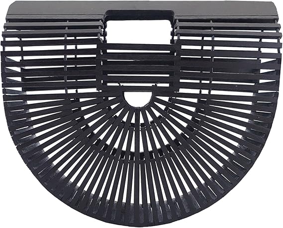 Miuco Womens Bamboo Handbag Handmade Large Tote Beach Bag